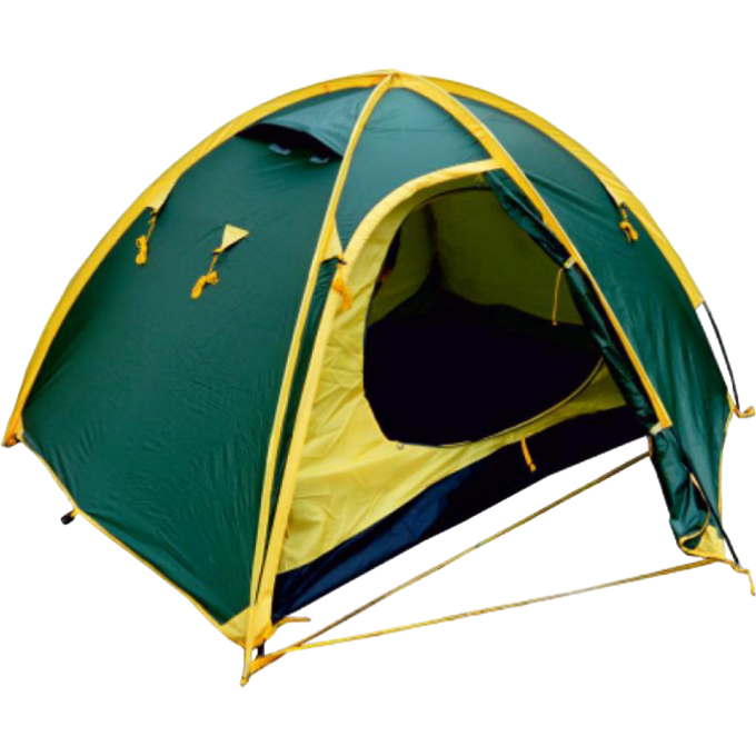 Палатка TALBERG SPACE 3 зелёный/желтый 4690553020868